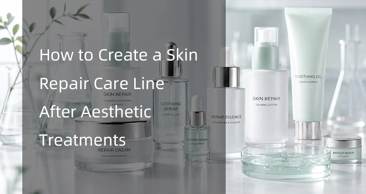 How to Create a Skin Repair Care Line After Aesthetic Treatments